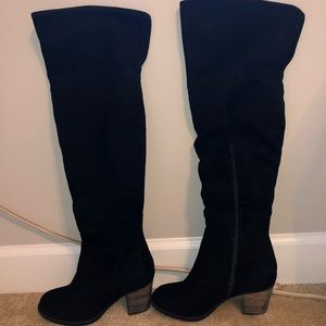 Crown Vintage Black Knee High Boots